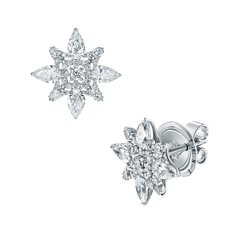 Diamond stud earrings title=